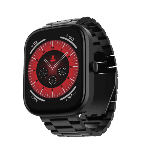 boAt Ultima Chronos | Smartwatch with 1.96" (4.97cm) AMOLED Display, BT Calling, Crest OS+, 100+ Watch Faces