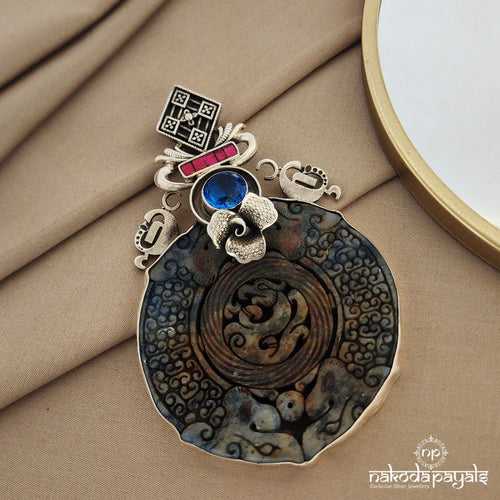 Dragon Jade Stone Pendent (P2143)