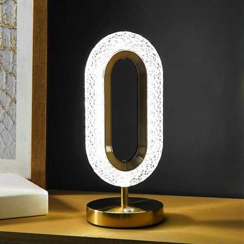 HaloGlow Crystal Table Lamp