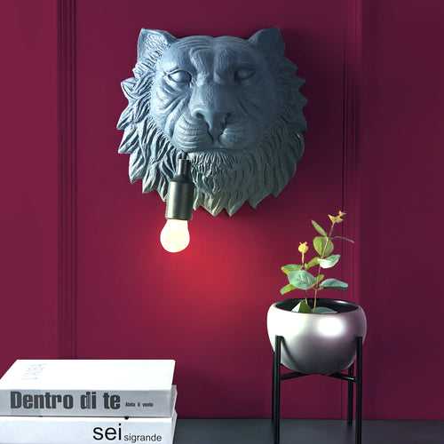 Illuminated King of the Jungle Wall Decor