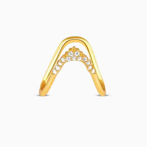 Golden Dreamy Sparkle Vanki Ring