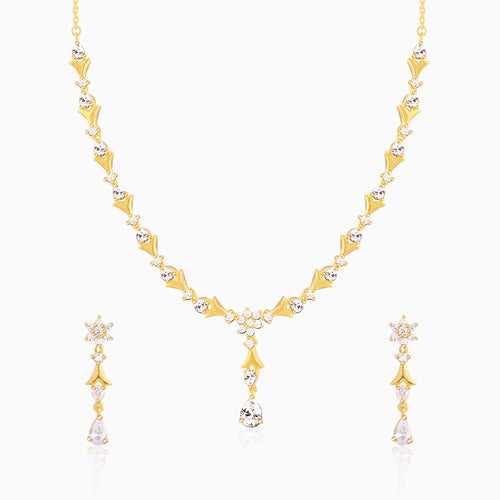 Golden Glinting Joy Zircon Set