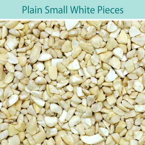 Plain Small White Pieces