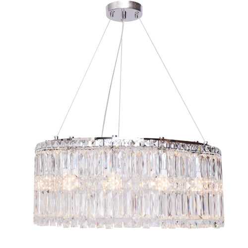 Crystal Circuit Chandelier (Circle)