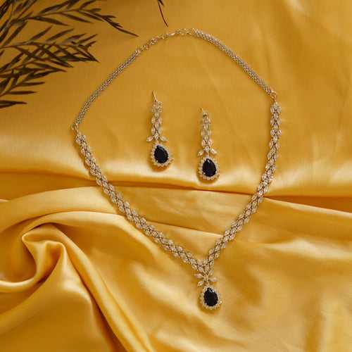 Dayita Sapphire Necklace set
