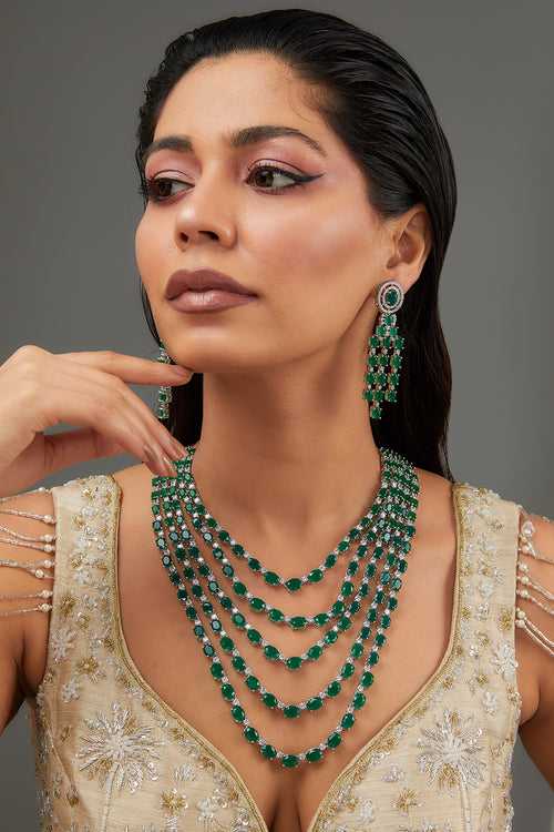 Rehmani Diamond Necklace set