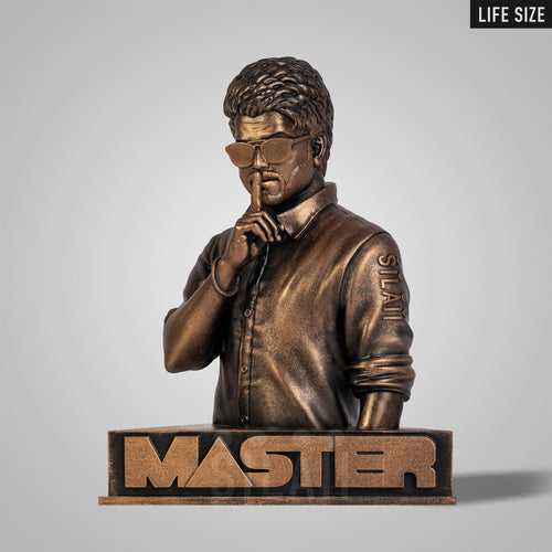 MASTER Thalapathy Vijay Life Size Bust Sculpture - 2.8 Feet