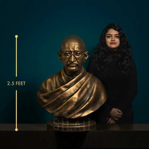 Mahatma Gandhi Life Size Bust Sculpture