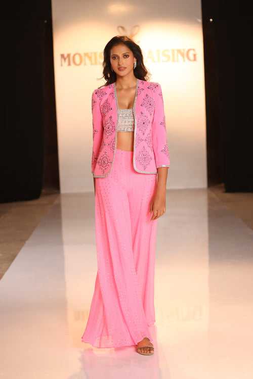 Bubble Gum Pink Blazer Sharara