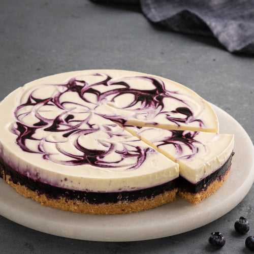 Blueberry Cheesecake (Eggless)