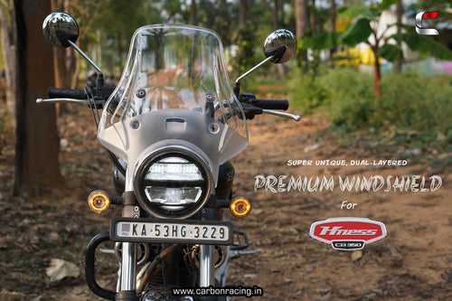 CarbonRacing "WANDERER" - Touring windshield for Honda CB 350 - Clear