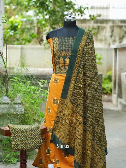 Mustard & Green - Ajrakh Salwar