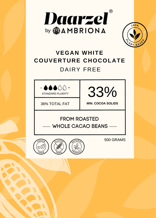 32% Vegan White Couverture Chocolate