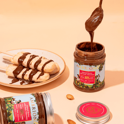 Almond Butter with 50% Contains Almond's | Vegan | Gluten-free