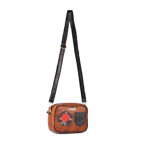 Pochette Box Sling Bag(Brown)