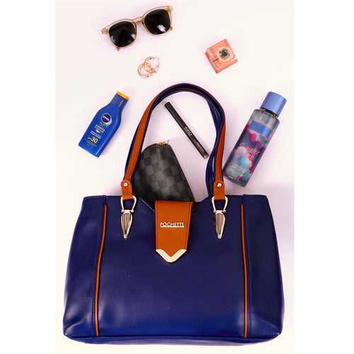 Pochette Midnight Blue Handbag.