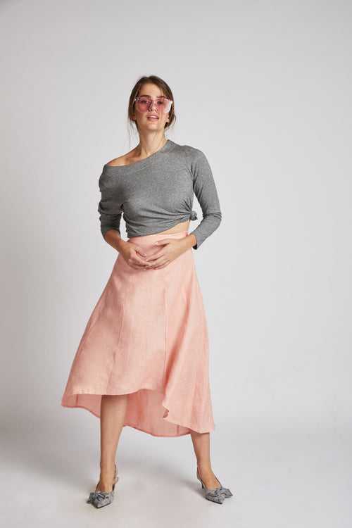 Sail High Low Skirt