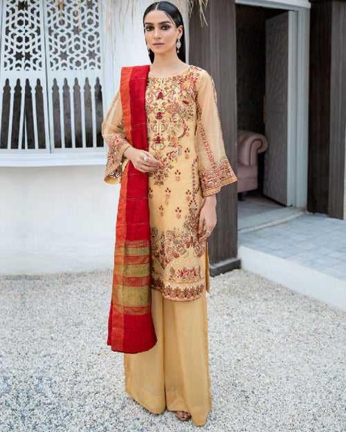 Incia Chiffon Collection-07-MISHAK-100% Original Dress Material Pakistani Salwar Suit