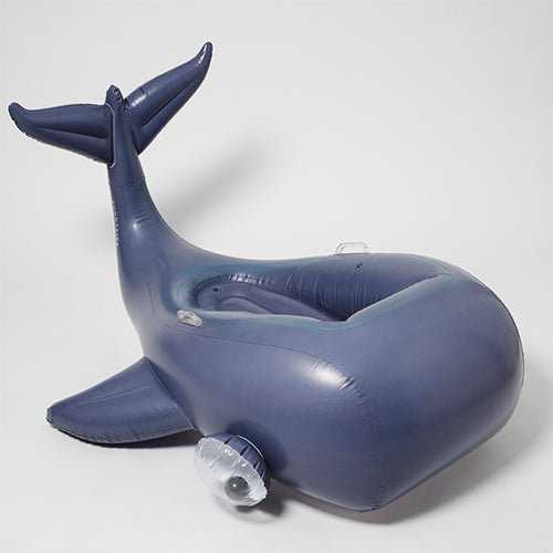 SUNNYLiFE Luxe Ride-On Float Moby Dick Navy