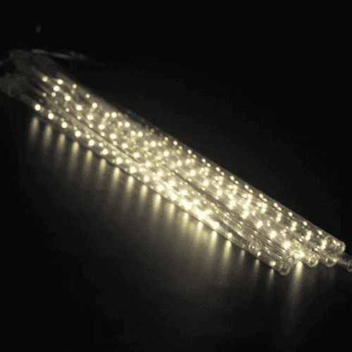 Meteor Shower Drop Decorative LED Light - Set of 8 Lights - Warm White
