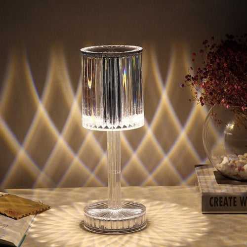 Linea Reflection Portable LED Crystal Table Lamp