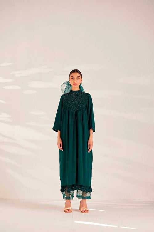 EMERALD LILIAN DRESS