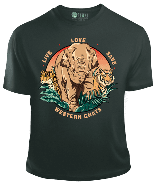 Save Western Ghats TShirt | Western Ghats TShirt | Benki TShirt