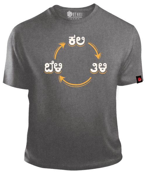 Kali Tili Beli TShirt | Rule of Life TShirt | Kannada Series