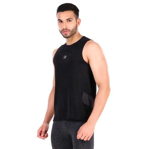 Performance Aero Mesh Tshirt For Men CS (Black/Grey)