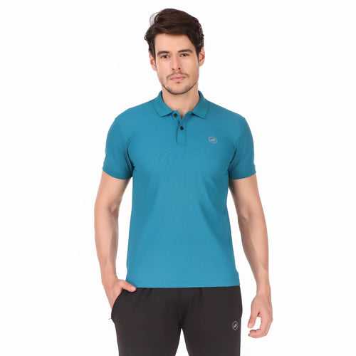 HC Quick Dry Polo Collar Tshirt For Men (Teal)