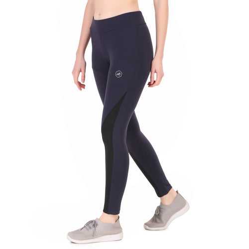 Color-block Legging/Tights For Women (Navy/Black)