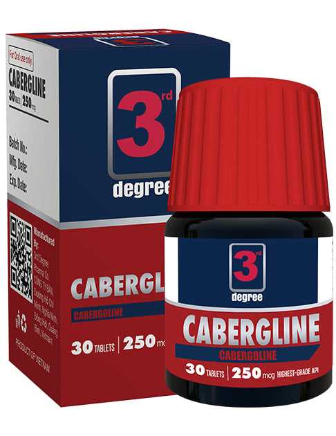 CABERGLINE : Perfect Cycle Support to reduce Stress, Anxiety, dose tolerance and Gynecomastia .