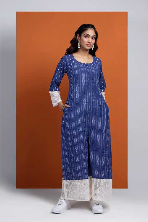 DHUNKI - Denim Look Casual  Jumpsuit