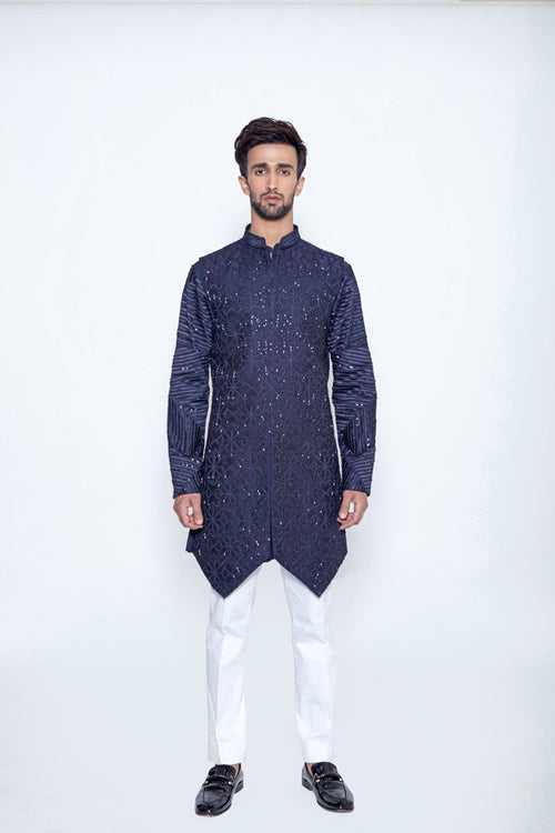 INDIGO ANGULAR DECONSTRUCTED BUNDI SET