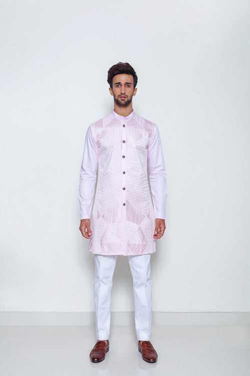 ROSE STRIPED KURTA