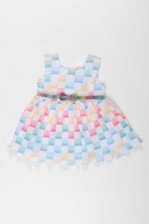 Candy Stripes Baby Girl Frock - A Summer Delight