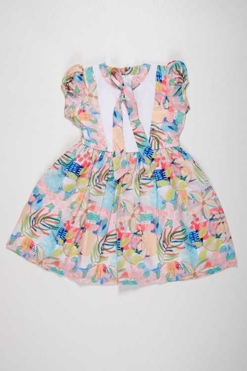 Colorful Playtime Cotton Frock for Girls - Fresh and Fancy New Designs