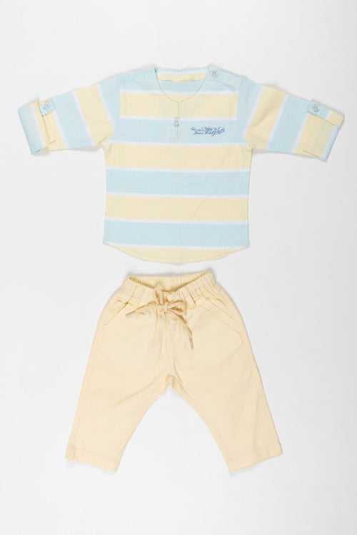 Sunshine Stripe Boys T-Shirt and Pant Set