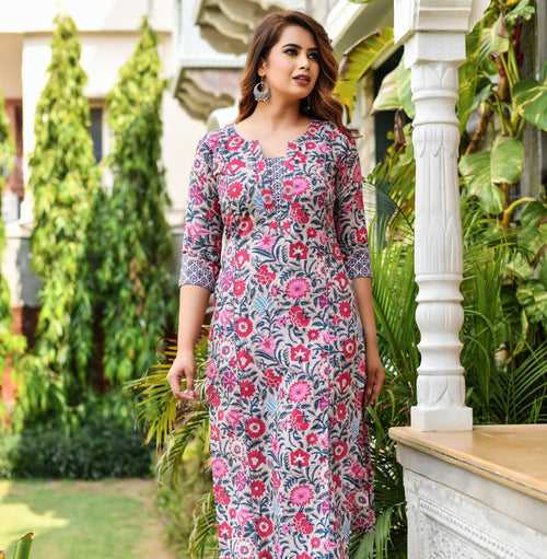 Season’s Delight Straight Fit Individual Kurta