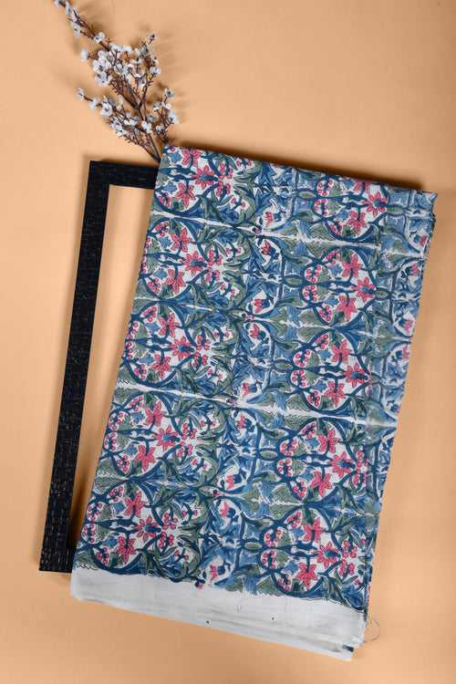 Royal Affairs Handblock Fabric (WIDTH 42 INCHES)