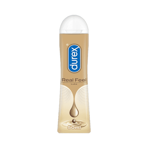 Durex Real Feel Intimate Lubricant | Silicone Based Lube Gel for Men & Women