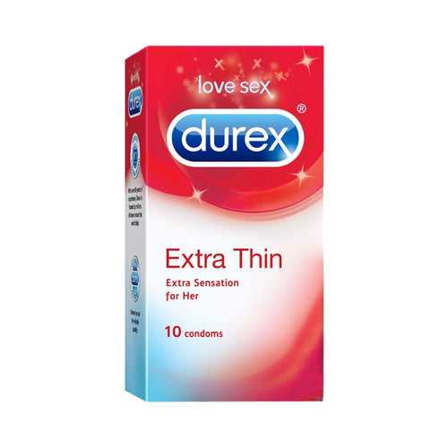 Durex Extra Thin - 30 Condoms, 10s(Pack Of 3)