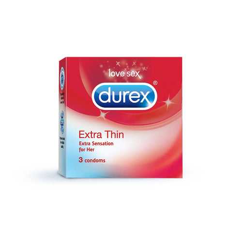 Durex Extra Thin - 3 Condoms