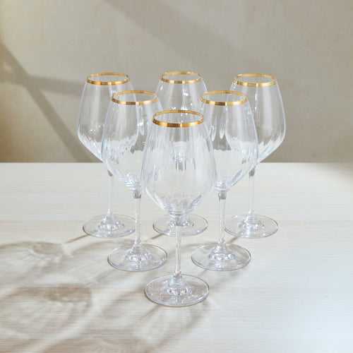 Set of 6 Soho Wine Glass - Clear