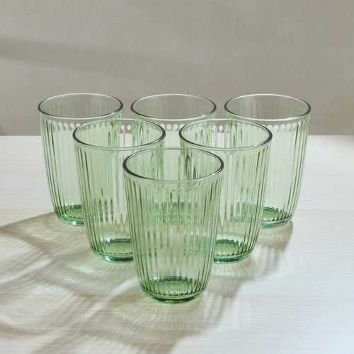 Set of 6 Splendid Tumbler - Green