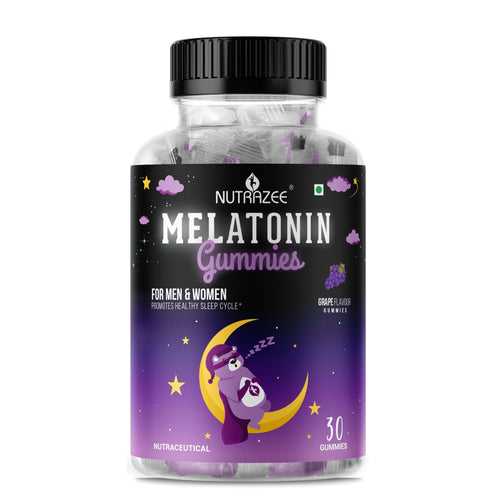 Nutrazee Melatonin Sleep Gummies For Men & Women, 30 Gummy Bears