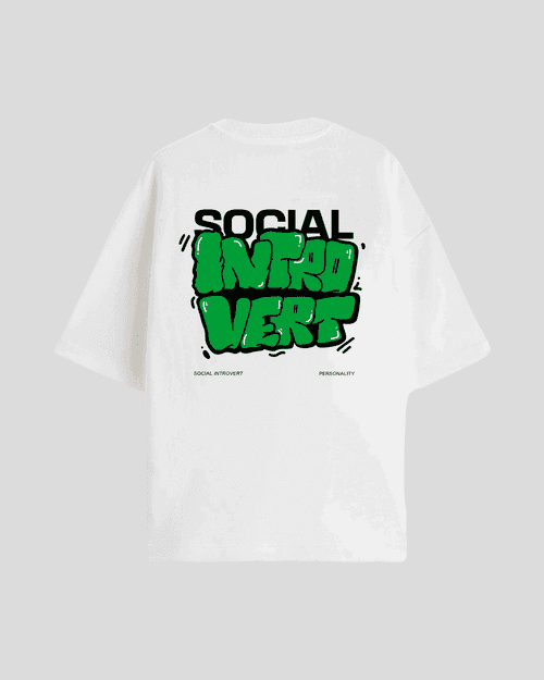 Social Introvert - Oversized T-shirt