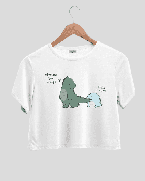What are you doing? - Comfort Fit Crop Top