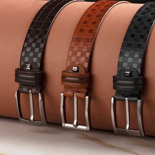 Box Chatai Tan Leather Belt