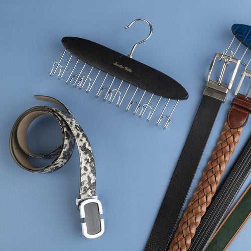 Leather Wooden Belt Hanger